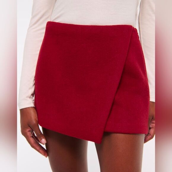 Abercrombie Wool Blend  Mini Skirt/Skort - Picture 1 of 6